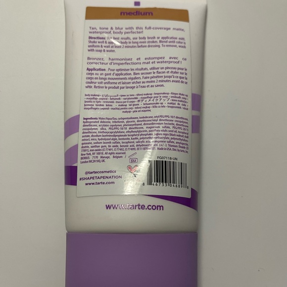 tarte Makeup Shape Tape Waterproof Body Makeup Poshmark